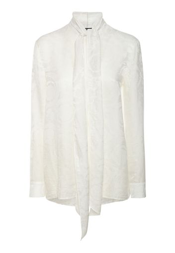 Barocco Silk Blend Jacquard Shirt