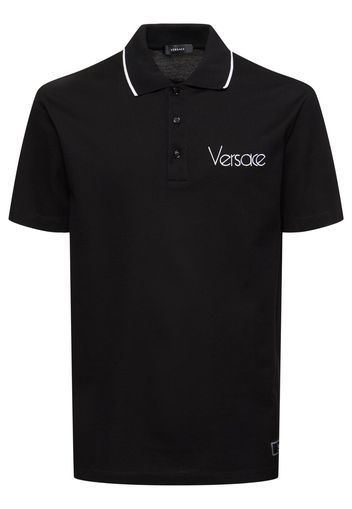 Logo Cotton Piquet Polo