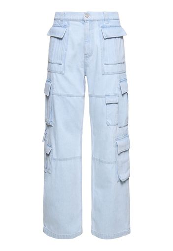 Bleached Cargo Jeans