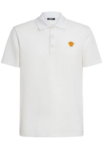 Medusa Cotton Piqué Polo