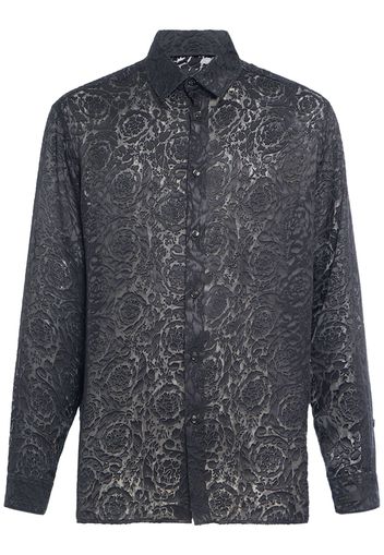 Barocco Printed Viscose & Silk Shirt