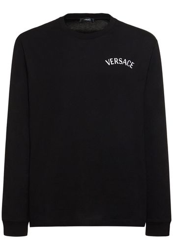 Logo Cotton Long Sleeve T-shirt