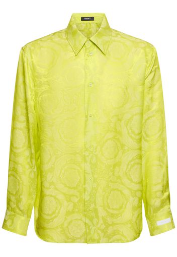 Barocco Viscose & Silk Shirt