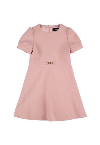 Compact Jersey Dress W/ Logo Buckle