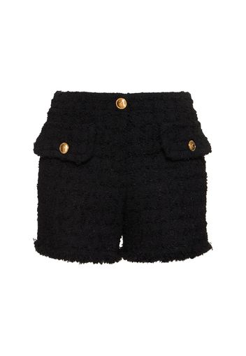 Textured Tweed Shorts