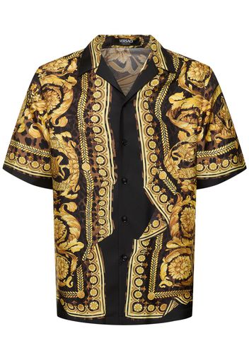 Printed Silk Twill Shirt