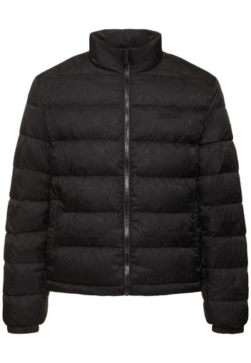 Zip-up Jacquard Down Jacket