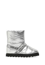 Logo Quilted Nylon Snow Boots