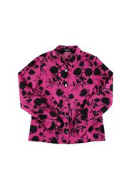 Printed Silk Twill Shirt