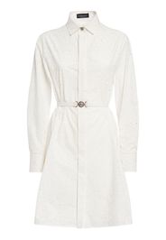 Baroque Brocade Poplin Mini Shirt Dress