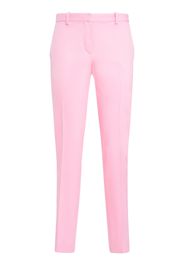 Stretch Wool Straight Pants