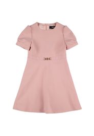 Compact Jersey Dress W/ Logo Buckle