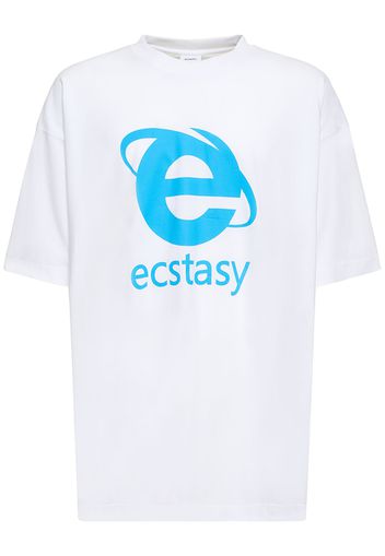 Ecstasy Printed Cotton T-shirt