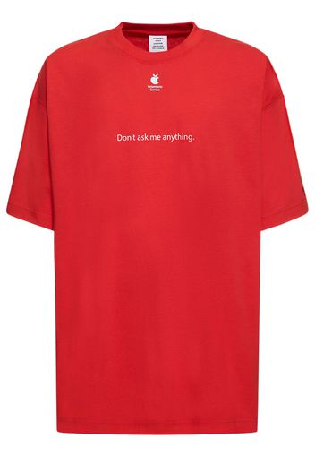 Don't Ask Printed Cotton T-shirt