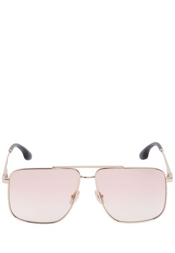 V Line Metal Sunglasses