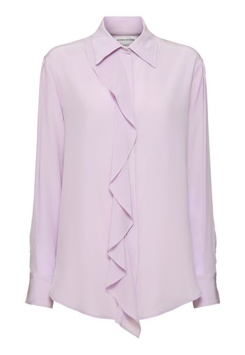 Ruffled Silk Shirt