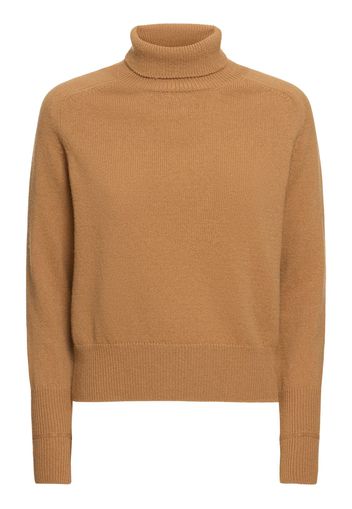 Wool Knit Turtleneck Sweater