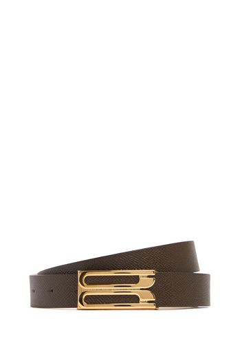 Regular Bbuckle Grained Leather Belt