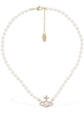 Olympia Faux Pearl Collar Necklace