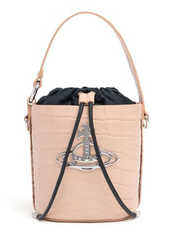 Daisy Saffiano Leather Bucket Bag