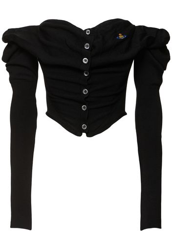 Bea Corset Knit Cardigan