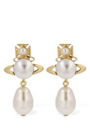 Inass Imitation Pearl Drop Earrings