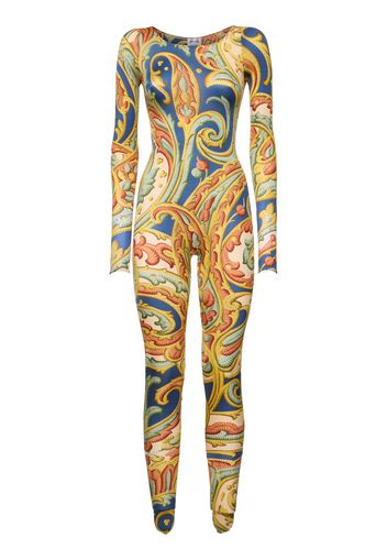 Wolford X Etro Ornate Patterned Catsuit