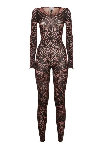 Wolford X Etro High-contrast Catsuit