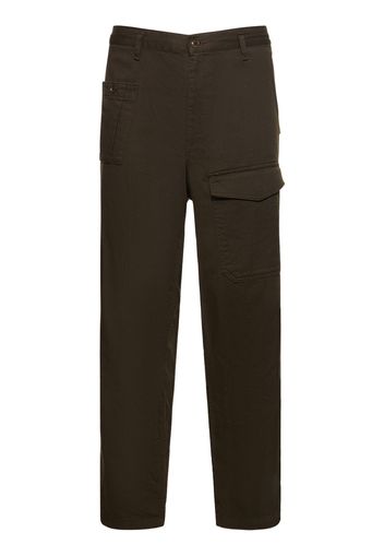 J-no Tuck Pocket Cotton Drill Pants