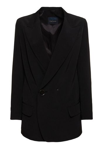 Crepe De Chine Side Button Jacket