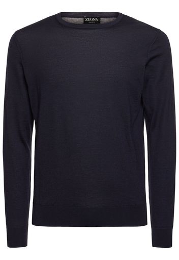 Cashmere & Silk Crewneck Sweater