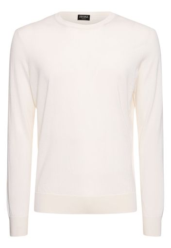 Cashmere & Silk Crewneck Sweater