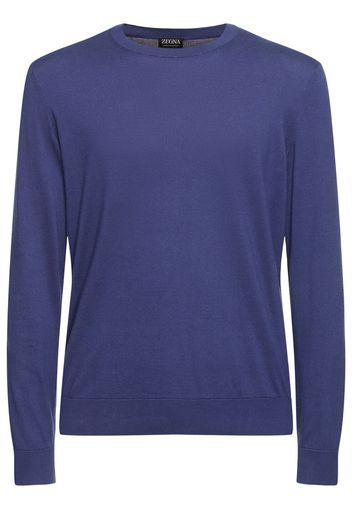 Cotton Crewneck Sweater