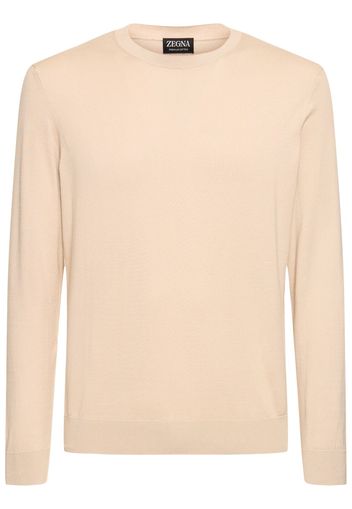 Cotton Crewneck Sweater