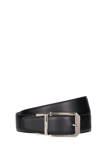 3.5cm Reversible Leather Belt