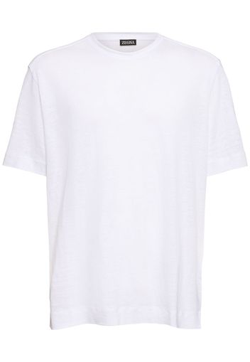 Pure Linen Jersey T-shirt