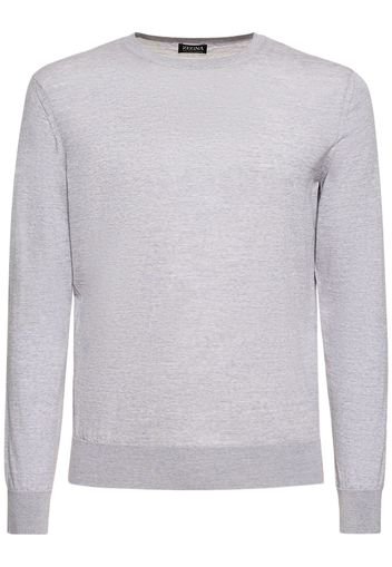 High Performance Wool Crewneck Sweater