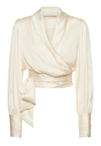 Silk Wrap Shirt