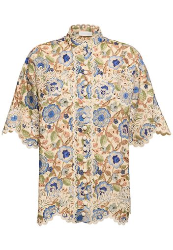 Junie Embroidered Cotton Shirt