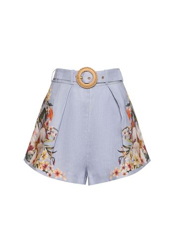 Lexi Tuck Linen Shorts