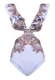 Ottie Printed Lycra One Piece Swimsuit