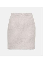 Embellished tweed miniskirt