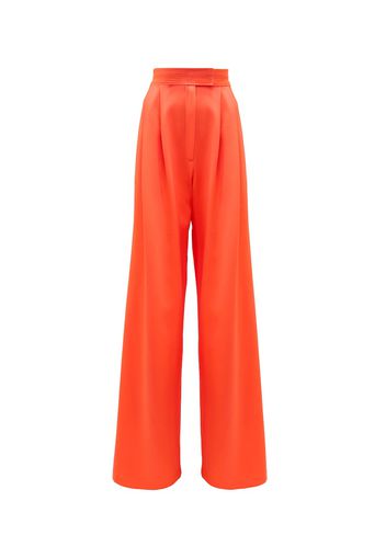 Patton wide-leg crÃªpe satin pants