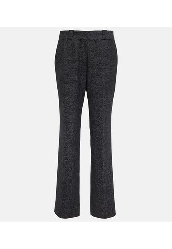 Percheron high-rise wool-blend pants