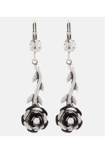 Rose earrings