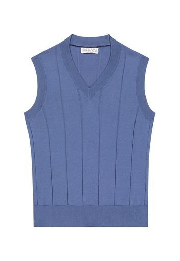 Cotton sweater vest