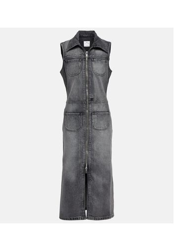 CourrÃ¨ges Denim midi dress