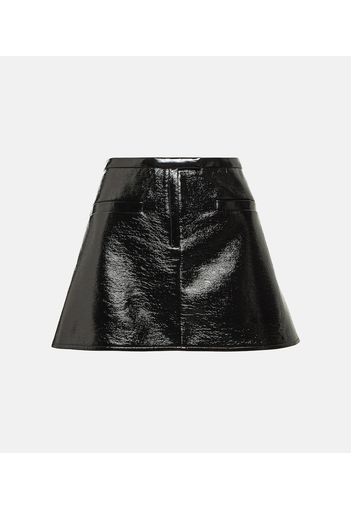 CourrÃ¨ges Vinyl miniskirt