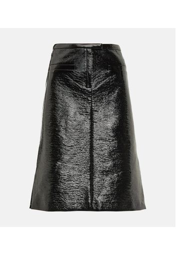 CourrÃ¨ges Vinyl midi skirt