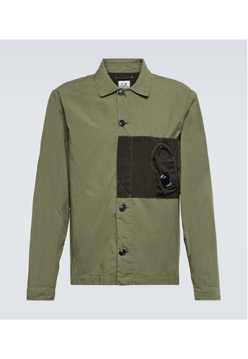 Popeline cotton overshirt